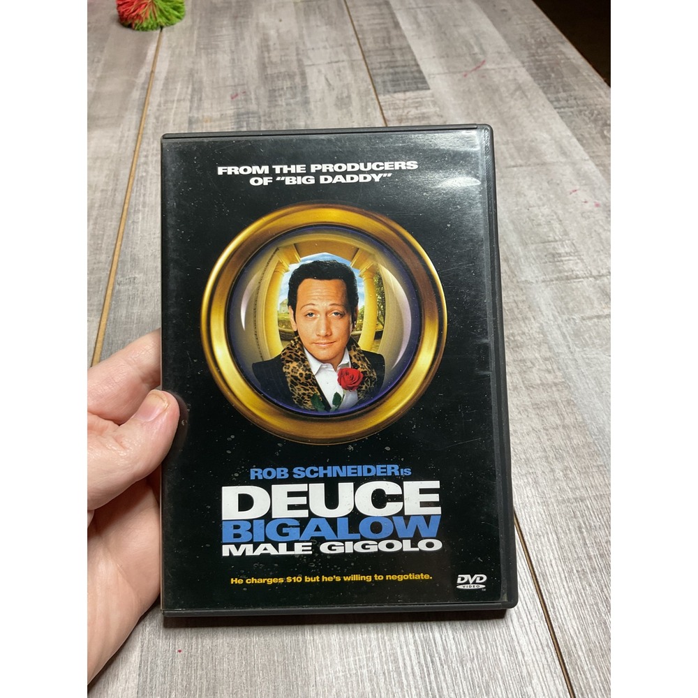 Deuce Bigalow Male Gigolo DVD Rob Schneider 1999 Comedy Movie Widescreen R Rated